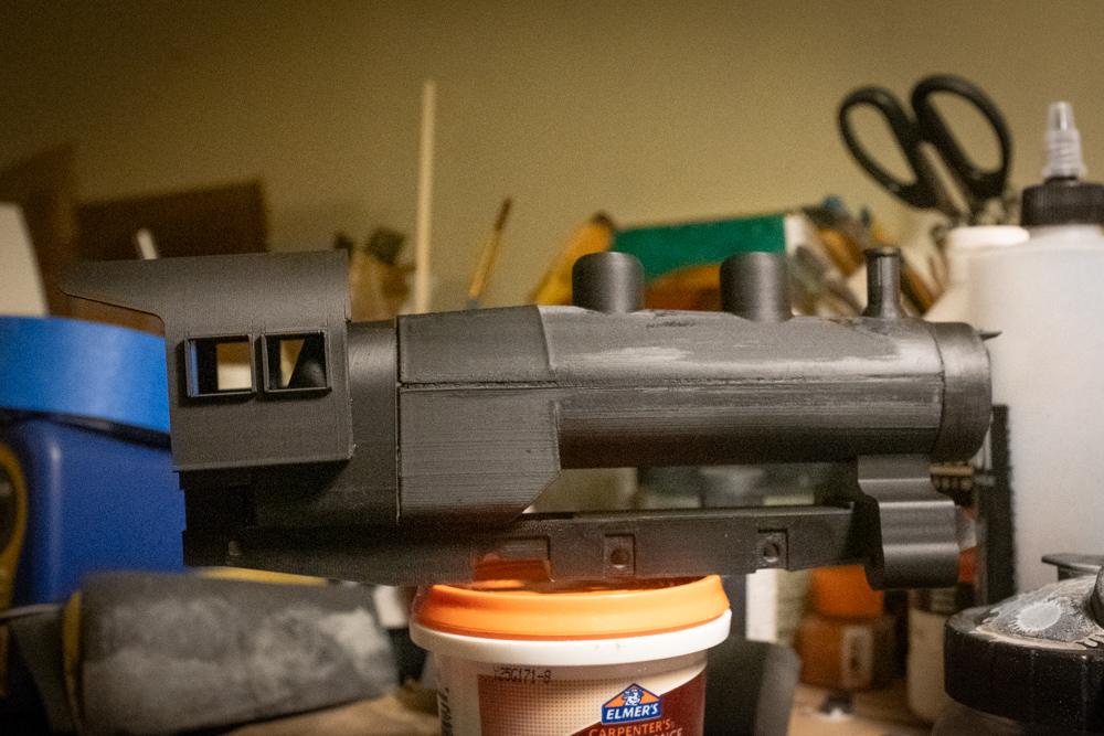 Less rough looking painted 3D print