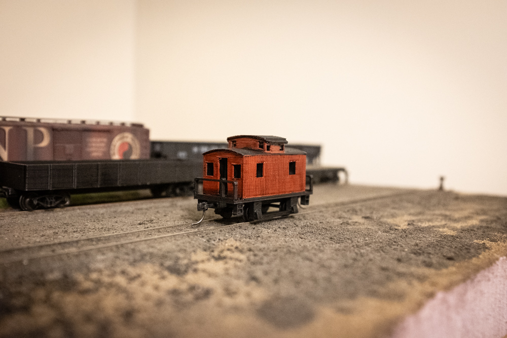 The painted 3D print